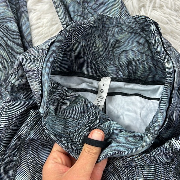 Lululemon Fast and Free Tight 25" *Non-Reflective Nulux Dimensional Icing Blue M - Picture 3 of 7